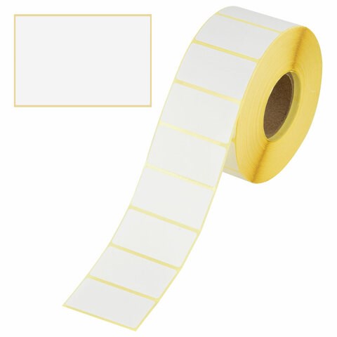 Этикетка ТермоЭко (47х26 мм), 2000 этикеток в ролике, светостойкость до 2 месяцев, 122304 122304