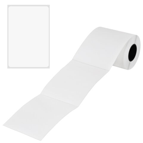 Этикетка термотрансферная ПОЛИПРОПИЛЕНОВАЯ (100х150 мм), 250 этикеток в ролике, 115615 115615