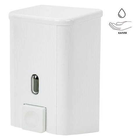 Дозатор для жидкого мыла и антисептика PRIMA NOVA, НАЛИВНОЙ, белый, 1,0 л, SD03 601178