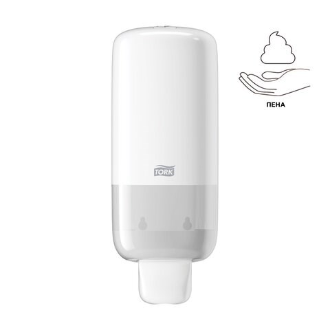Дозатор для жидкого мыла-пены TORK (Система S4) Elevation, 1 л, белый, 561500 601672