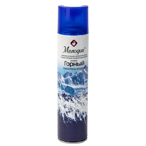 Освежитель воздуха аэрозольный 300 мл МЕЛОДИЯ "ГОРНЫЙ", 601904 601904
