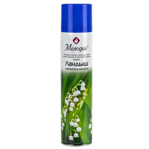 Освежитель воздуха аэрозольный 300 мл МЕЛОДИЯ "ЛАНДЫШ", 605344 605344