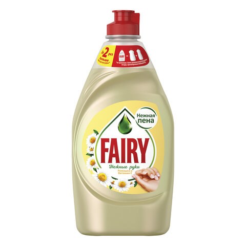 Средство для мытья посуды, 450 мл, FAIRY (Фейри) "Ромашка и витамин Е" 603747