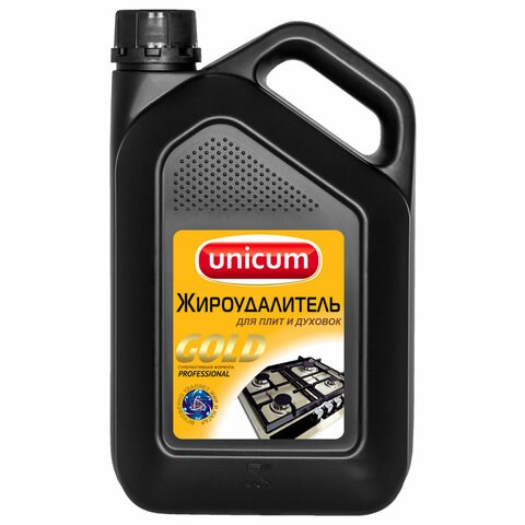 Средство для чистки плит, духовок, грилей от жира/нагара 3 л, UNICUM "Gold Professional", 300025 604904