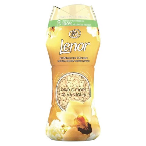 Кондиционер для белья в гранулах, 210 г, LENOR "Oro E Fiori Di Vaniglia", ваниль и орхидея 609696
