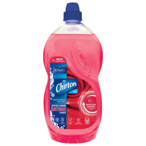 Средство для стирки цветных тканей 1,81 л, CHIRTON (Чиртон) COLOR "Альпийские луга", 4670013303595 700448