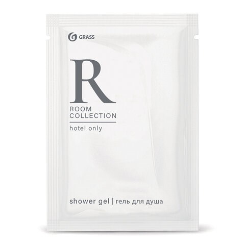 Гель для душа одноразовый 10 мл, КОМПЛЕКТ 500 шт., GRASS ROOM, саше, флоупак, 125387 608521