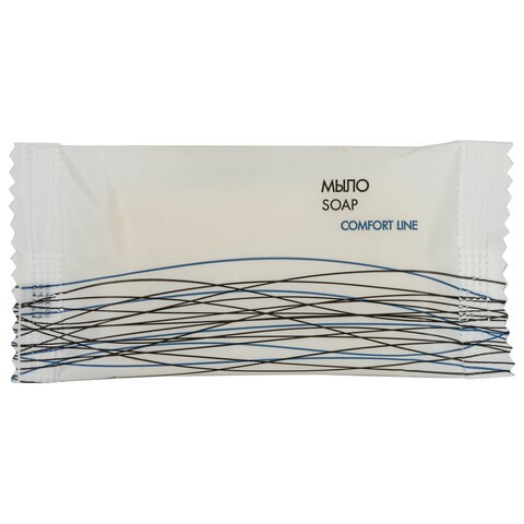 Мыло одноразовое 13 г, КОМПЛЕКТ 500 шт., COMFORT LINE, саше, флоупак, 2000411 608839