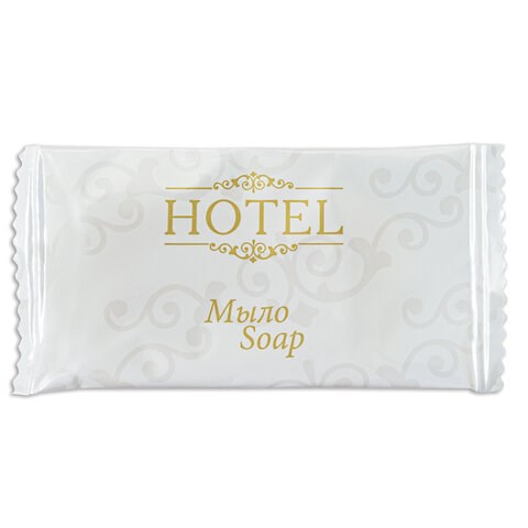 Мыло одноразовое 13 г, КОМПЛЕКТ 500 шт., HOTEL, саше, флоупак, 2000115 608051