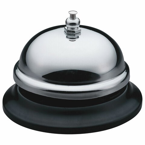 Звонок настольный KW-trio для ресепшн, хромированный, -3A00 451680