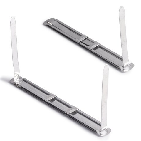 Скоросшиватель металлический STAFF "Basic", КОМПЛЕКТ 50 шт., 224622 224622