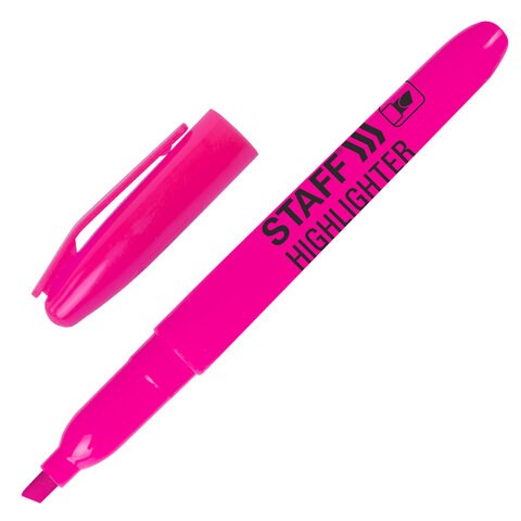 Текстовыделитель STAFF "Manager" HL-238, РОЗОВЫЙ, линия 1-3 мм, 151241 151241