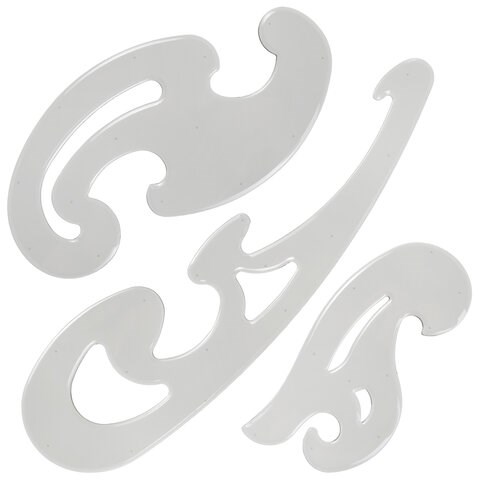 Лекало, НАБОР 3 шт., ОСТРОВ СОКРОВИЩ, 25 см, 17 см, 12 см, тонированные, европодвес, 210784 210784