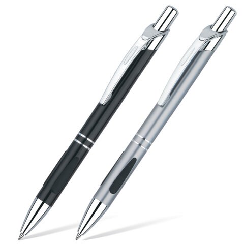 Ручка подарочная шариковая BRAUBERG "Minister", корпус ассорти, резиновые вставки, узел 1 мм, линия письма 0,7 мм, синяя, 141437 141437