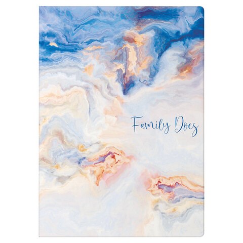 Папка-органайзер семейная для 4-х комплектов документов "Marble 2", А4, цветной принт, STAFF, 238341 238341