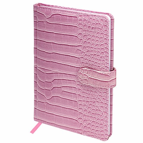 Еженедельник недатированный А5 145х215 мм, BRAUBERG "Party", под кожу, 64 л., розовый, 114471 114471