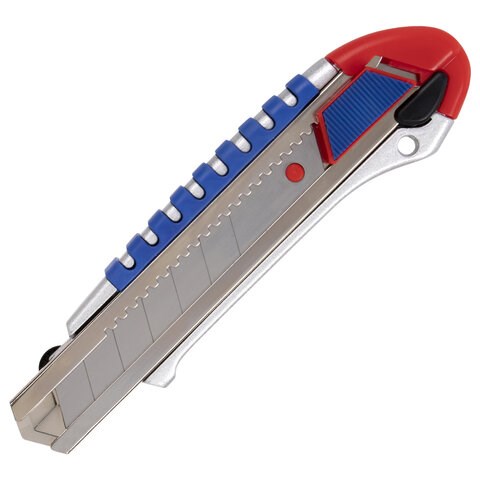 Нож универсальный мощный 25 мм BRAUBERG "Professional", металлический корпус, 237448 237448