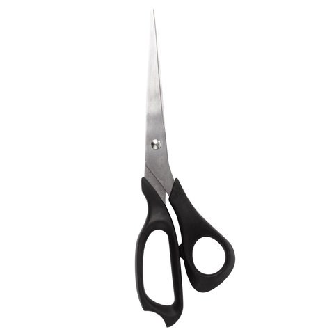 Ножницы STAFF Basic 210 мм, чёрные, ПВХ чехол с европодвесом, 235460 235460