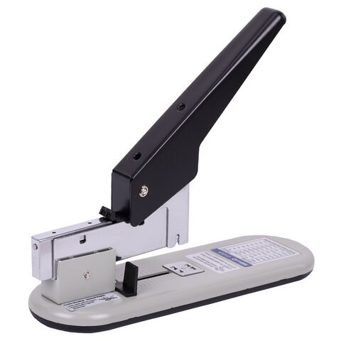 Степлер МОЩНЫЙ №23/6-23/23 KW-trio, до 210 листов, серый/черный, 50-LB, -50-LB 225120