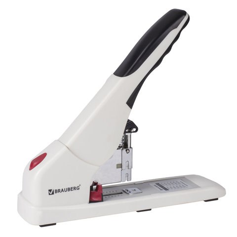 Степлер ЭНЕРГОСБЕРЕГАЮЩИЙ МОЩНЫЙ №24/6-23/17 BRAUBERG "Easy Press", до 120 листов, БЕЗ УСИЛИЙ, 227664 227664