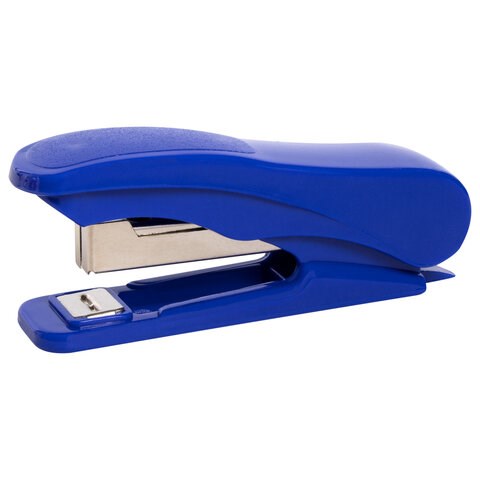 Степлер №10 STAFF "EVERYDAY", до 12 листов, с антистеплером, синий, 228736 228736
