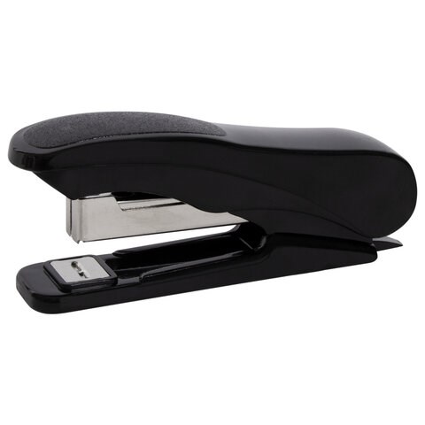 Степлер №10 STAFF "EVERYDAY", до 12 листов, с антистеплером, черный, 228735 228735