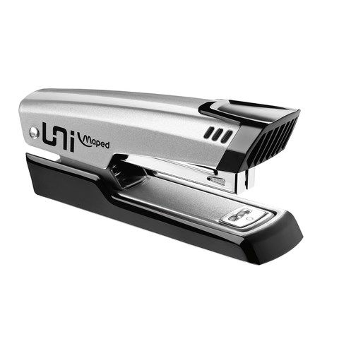 Степлер №24/6, 26/6 металлический MAPED "Universal Metal" + 400 скоб, до 25 листов, серый, 539200, 039200 223140