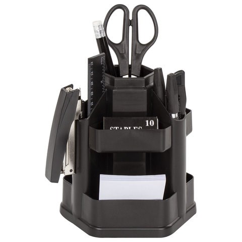 Канцелярский набор STAFF "Офисный", 14 предметов, офисный, вращающаяся конструкция, 230746 230746