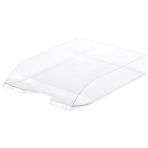 Лоток горизонтальный для бумаг "Дельта", А4 (315х250х60 мм), прозрачный, ЛТГ-30463 235592