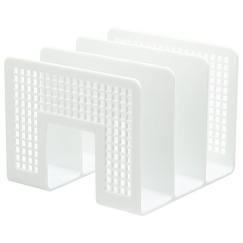 Лоток-сортер для бумаг BRAUBERG "Office-Expert", 3 отделения, 207х212х168 мм, сетчатый белый, 238023 238023