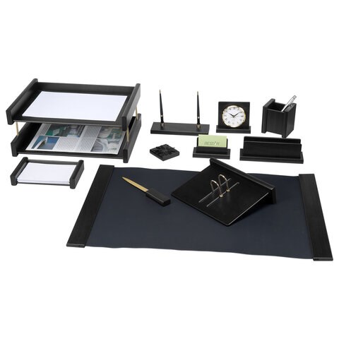 Набор подарочный настольный BESTAR "Platon" из дерева, 11 предметов, цвет "черное дерево", 237214 237214