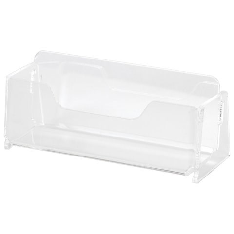 Подставка для визиток настольная BRAUBERG, 95х40 мм, 1 карман глубиной 32 мм, 290420 290420