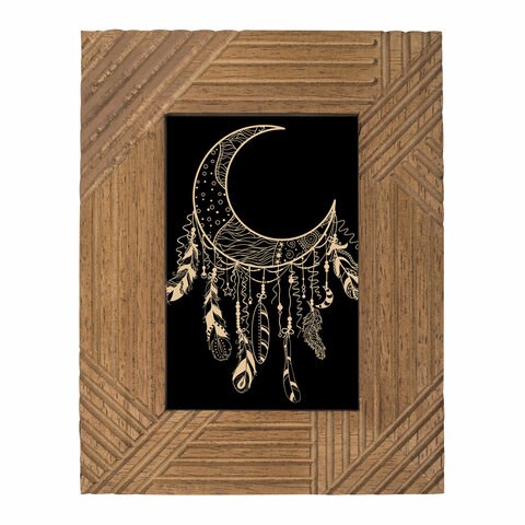 Рамка из мангового дерева BRAUBERG LOFT MANUSCRIPT, фото 10х15 см, стекло, 17х22 см, 391284 391284