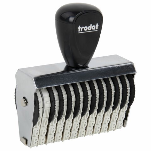 Нумератор ручной ленточный, 12 разрядов, оттиск 62 х5 мм, TRODAT 15512, 54905 238374