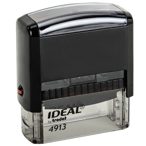 Оснастка для штампа, размер оттиска 58х22 мм, синий, TRODAT IDEAL 4913 P2, подушка в комплекте, 125423 236844