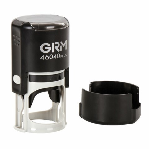 Печать самонаборная 1 круг, оттиск D=40 мм синий, GRM 46040, крышка, КАССА В КОМПЛЕКТЕ, 111000000 231670