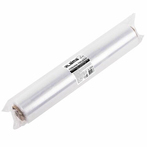 Пленка пищевая ПЭ 450 мм х 300 м, гарантированная длина, 6 мкм, вес 0,73 кг +-5%, LAIMA, 605042 605042