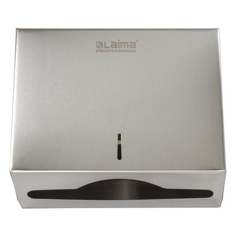 Диспенсер для полотенец LAIMA PROFESSIONAL BASIC (H2) Z-сложения, нержавеющая сталь, матовый, 605050 605050