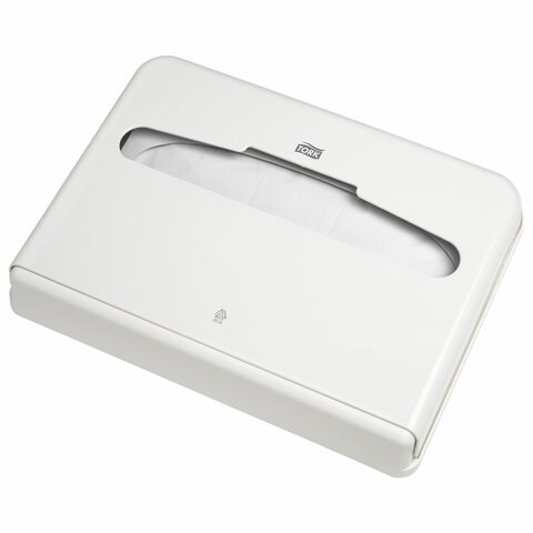 Диспенсер для покрытий на унитаз TORK (Система V1), покрытия 1/2 сложения, белый, 344080 600300