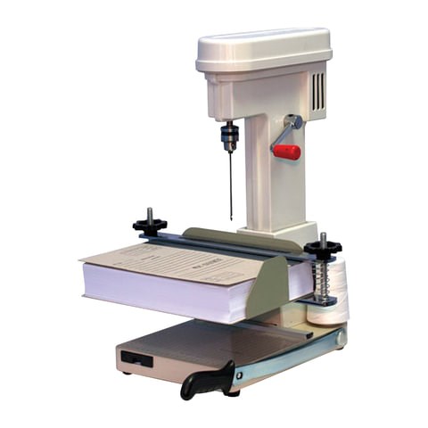 Станок для архивного переплета YUNGER M268 (Юнгер), 250 Вт, с лотком, сшивка до 100 мм (950 листов), 530965 530965