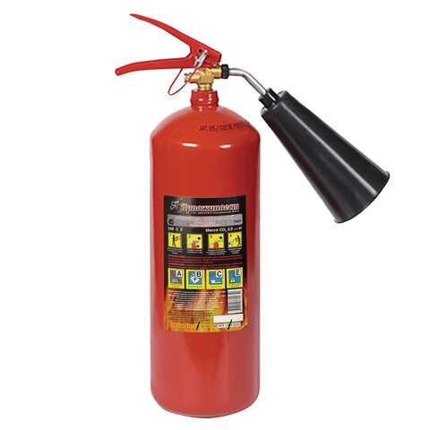 Огнетушитель углекислотный ОУ-3, ВСЕ закачной, в индивидуальном коробе, ЯРПОЖ, 46 610914