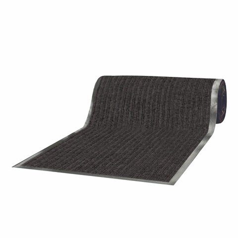 Коврик дорожка ворсовый влаго-грязезащита 0,9х15 м, толщина 7 мм, черный, В РУЛОНЕ, LAIMA, 602880 602880