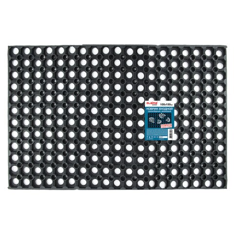 Коврик входной резиновый грязесборный ячеистый, 100х150 см, толщина 22 мм, LAIMA EXPERT, 607815 607815