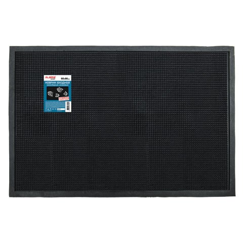 Коврик входной резиновый фактурный грязесборный 60х90 см, толщина 12 мм, LAIMA EXPERT, 607817 607817