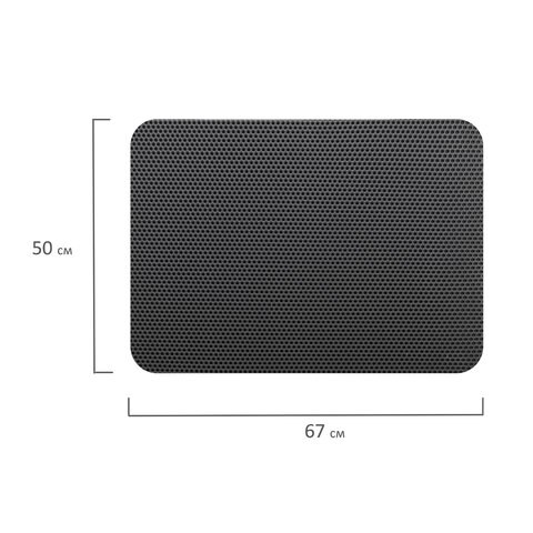 Коврик EVA / ЭВА универсальный 50х67см ячеистый (СОТЫ) применим для сушки посуды, кухни, ванной, прихожей, животных, цвет СЕРЫЙ LAIMA,608713 608713