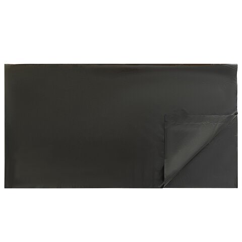 Мешки для мусора 160 л, черные, в пачке 50 штук, прочные, ПВД 35 мкм, 90х110 см, 608327 608327