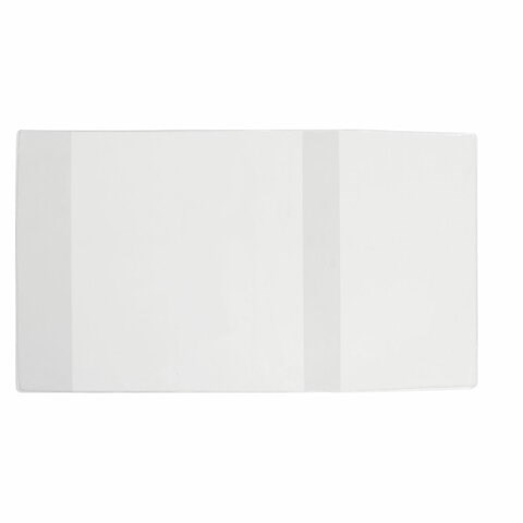 Обложка ПВХ для учебников и тетрадей А4, контурных карт БОЛЬШОГО ФОРМАТА, ПЛОТНАЯ, 100мкм, 300х580 мм, универс., прозрачная, ПИФАГОР, 229318 229318