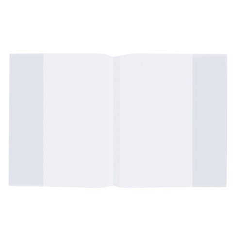 Обложка ПП для тетрадей и дневников, ПЛОТНАЯ, 60 мкм, 210х350 мм, прозрачная, ПИФАГОР, 223075 223075