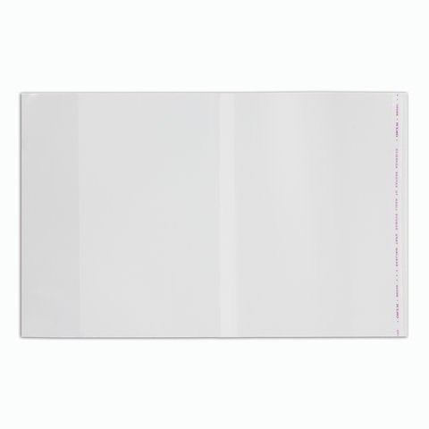 Обложки ПП для учебников старших классов МАЛОГО ФОРМАТА, КОМПЛЕКТ 5 шт., КЛЕЙКИЙ КРАЙ, 70 мкм, 230х380 мм, прозрачные, ПИФАГОР, 227411 227411