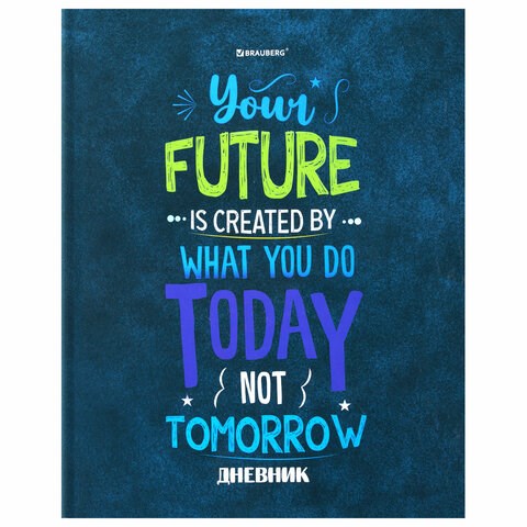 Дневник 5-11 класс 48 л., твердый, BRAUBERG, глянцевая ламинация, с подсказом, "Мотивация", 106630 106630